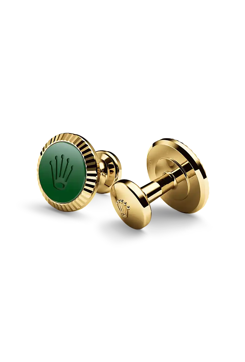 Rolex Fluted Cufflinks A1038